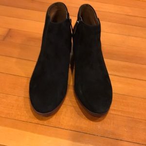 NEVER WORN Sam Edelman Black Heeled Boots, Size 8
